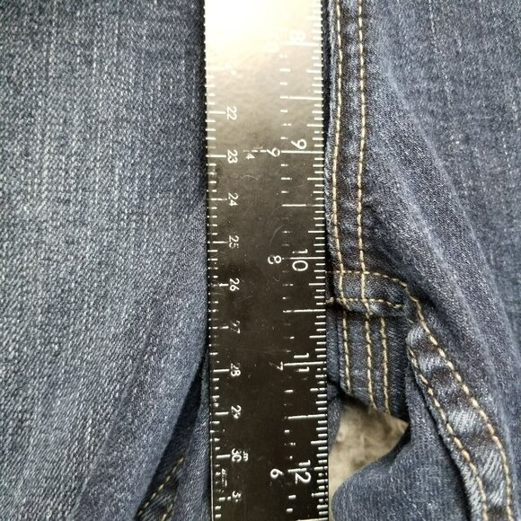 Lane Bryant Jeans Womens16 Blue Zip Ankle Genuis Fit Stretch Denim - Picture 5 of 10